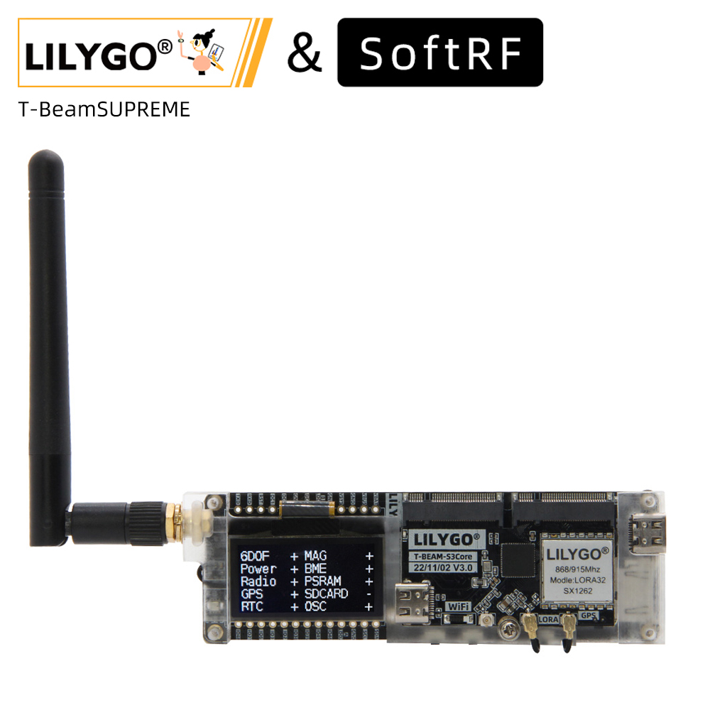 LILYGO® SoftRF T-Beam SUPREME  - Esp32 S3 Development Board Lot avis et prix